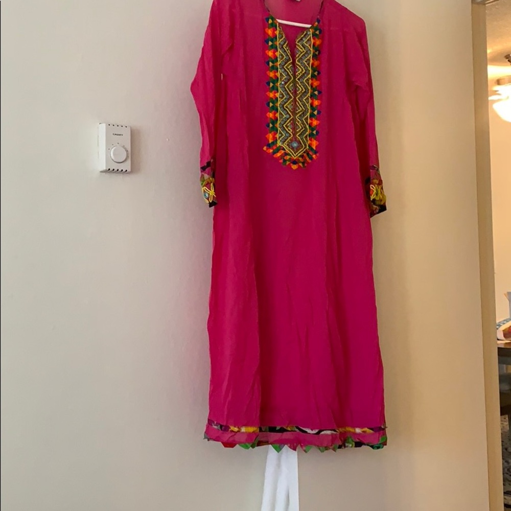 Colorful Pakistani outfit